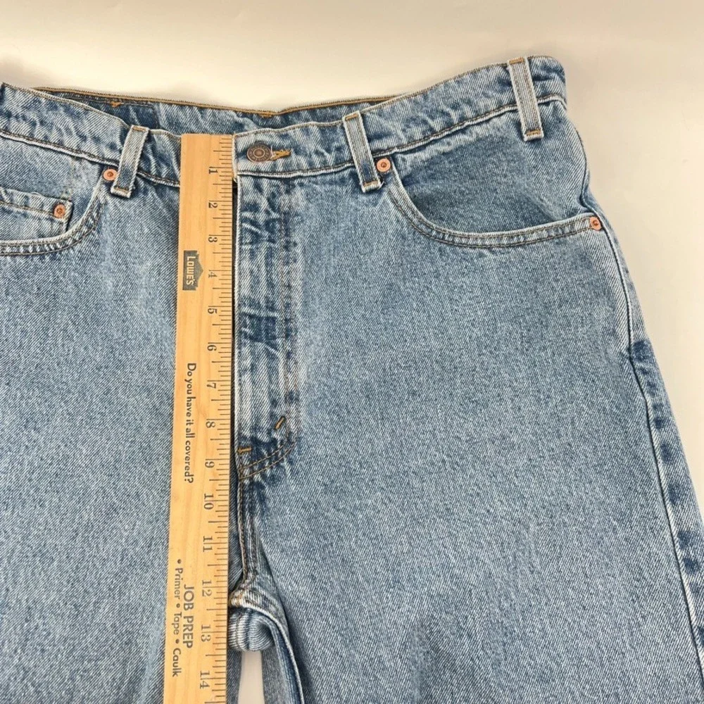 Vtg 90s Levis 505 Regular Fit Straight Leg Jeans 36 (34x34) Med Wash Denim 1998